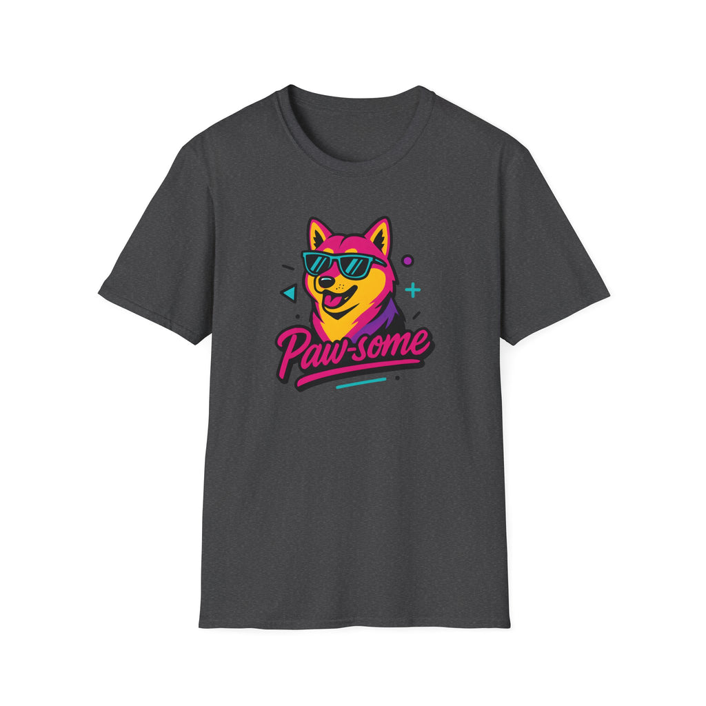 Paw-some Neon Dog T-Shirt