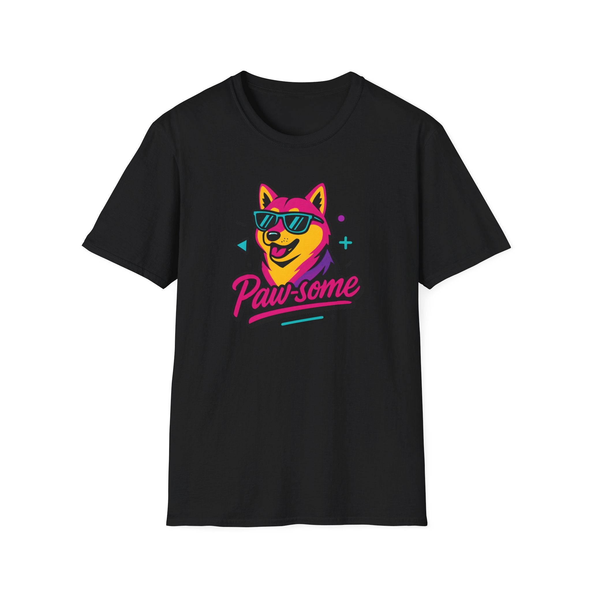 Paw-some Neon Dog T-Shirt