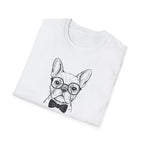 French Bulldog with Glasses T-Shirt