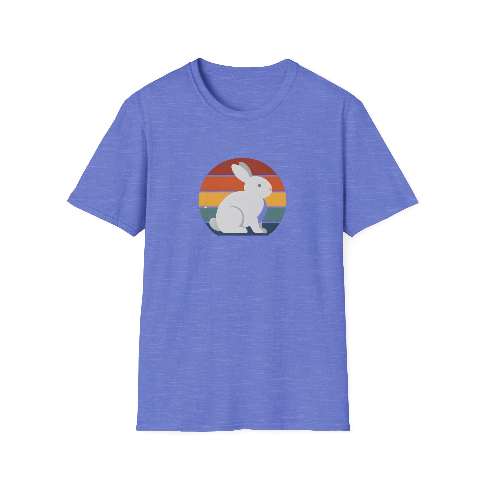 Rainbow striped rabbit T-Shirt