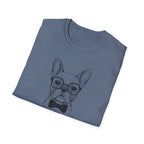 French Bulldog with Glasses T-Shirt